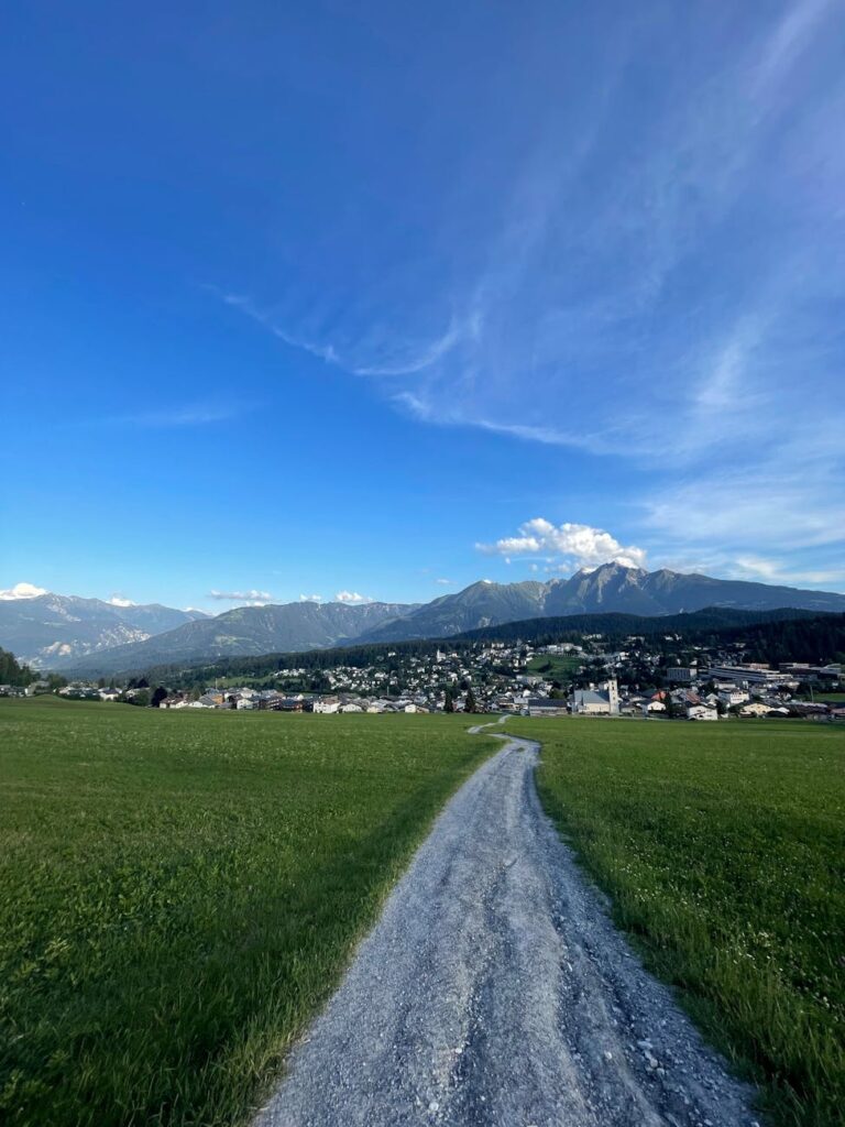 hiking around innsbruck in summer